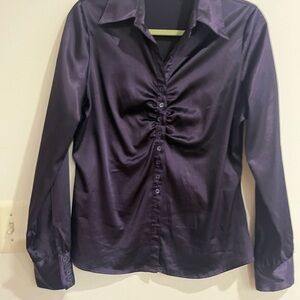 Apt9 stretch top L dark purple